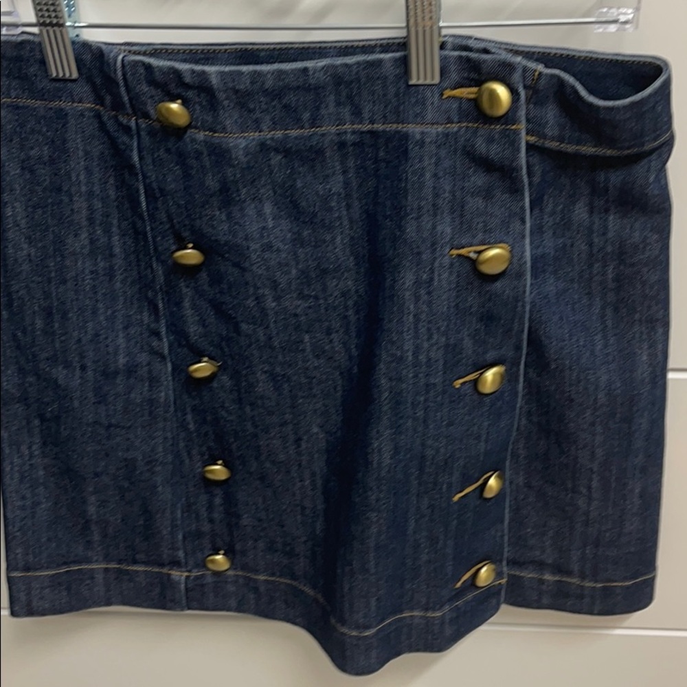 Michael Kors mini jeans skirt